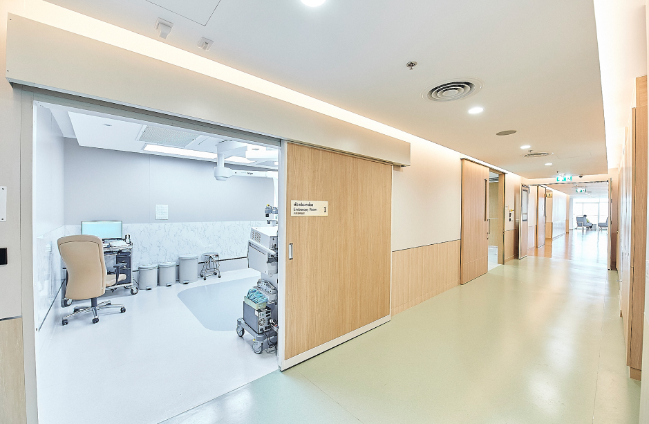 ห้องตรวจหาพังผืดในตับและไขมันสะสมในตับด้วยเครื่องไฟโบรสแกน